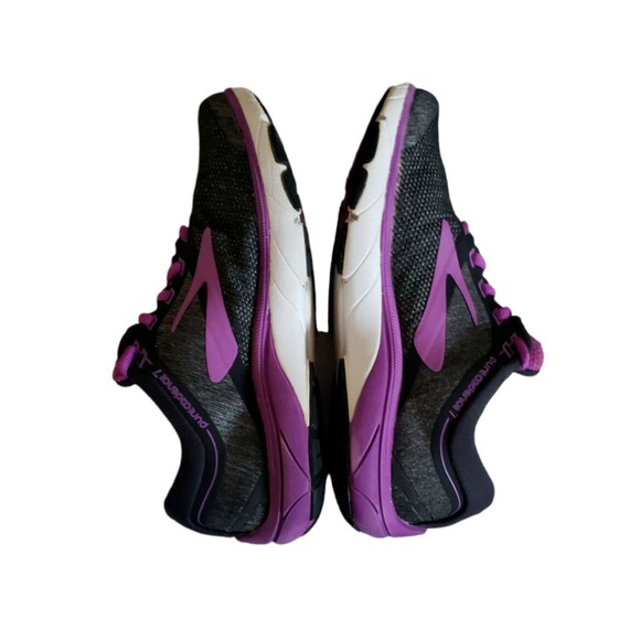 Brooks Women's Pure Cadence 7 1202611B023 Black Purple Running Shoes Size 7.5 B - Picture 9 of 11